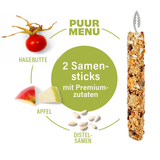 Knabbersticks Wellensittich Hagebutte & Apfel