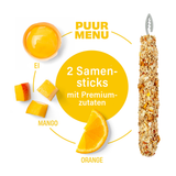 Knabbersticks Wellensittich Orange & Mango